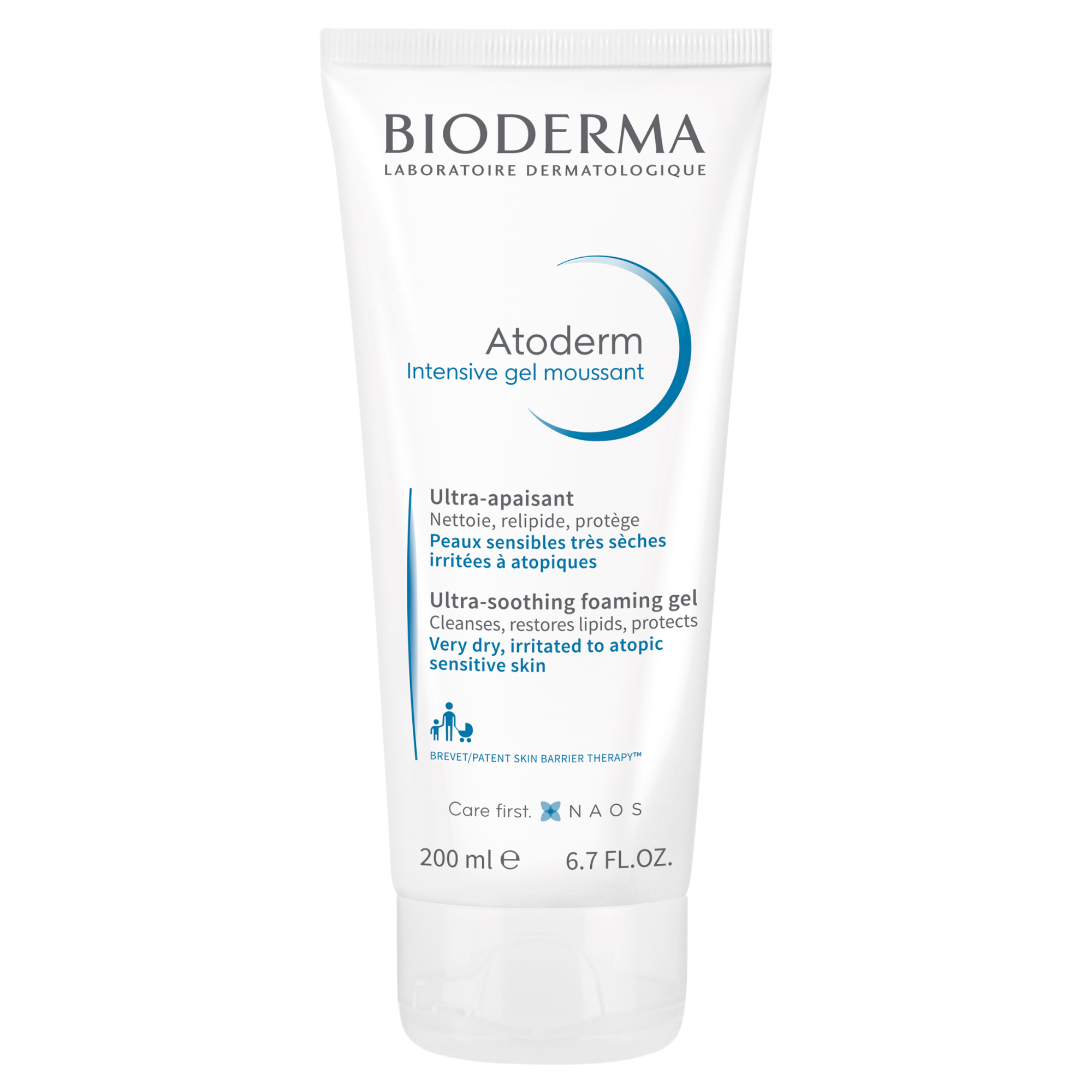 Bioderma Atoderm Intensive Gel Moussant żel oczyszczający i natłuszczający do skóry atopowej 200 ml zdjęcie