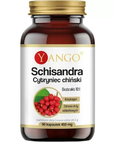 Yango Schisandra Cytryniec Górski Ekstrakt 10:1, kapsułki, 90 sztuk zdjęcie