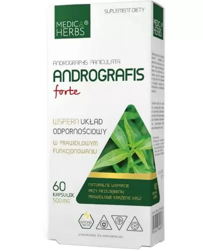 Medica Herbs Andrografis Forte 60 kapsułek zdjęcie