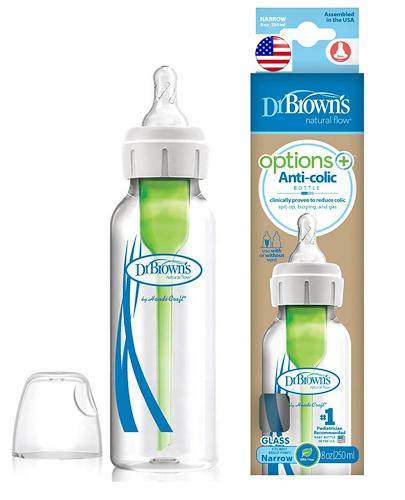 Dr Brown's Options+ Butelka antykolkowa szklana - 250 ml  - cena, opinie, stosowanie  zdjęcie