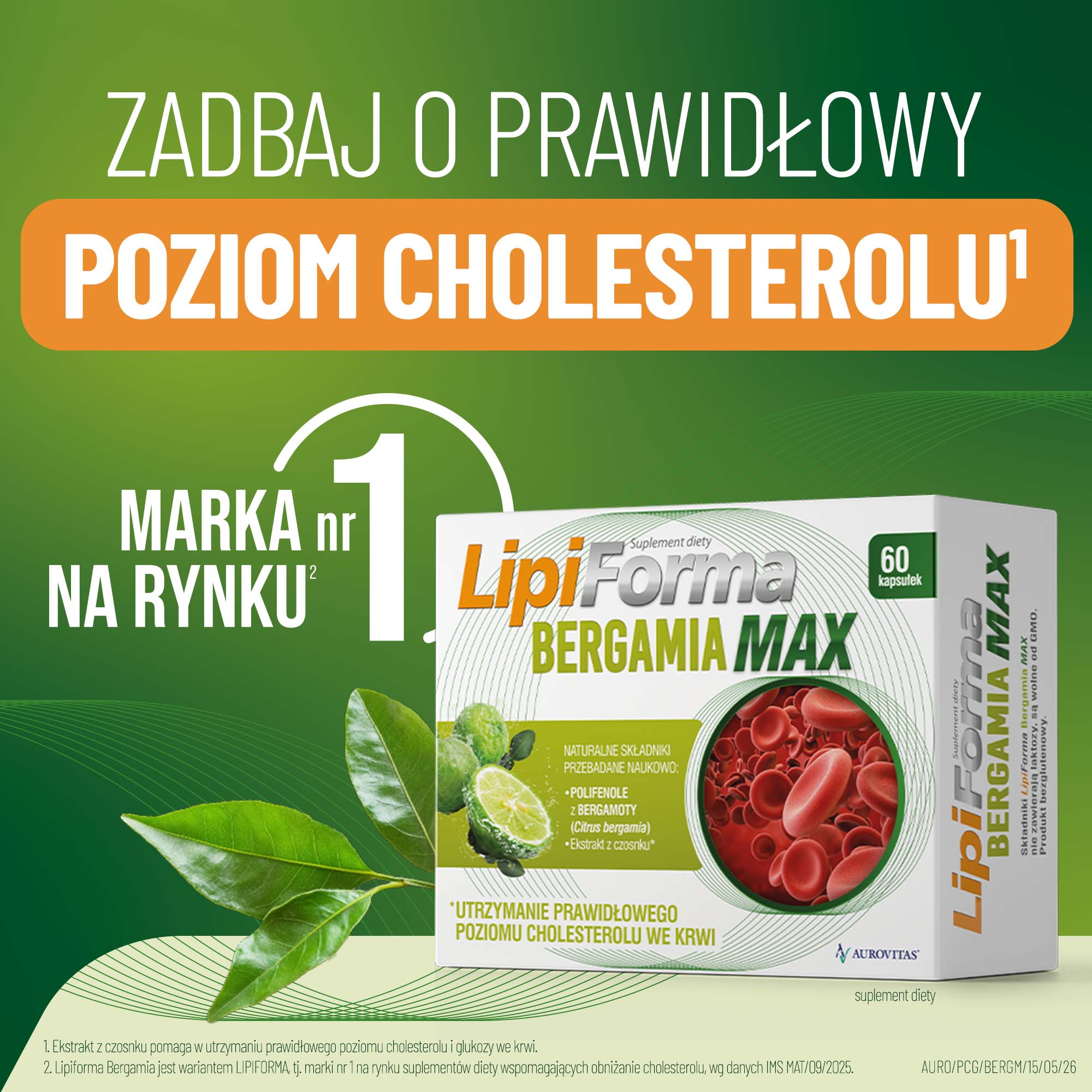Lipiforma Bergamia Max, kapsułki, 60 sztuk