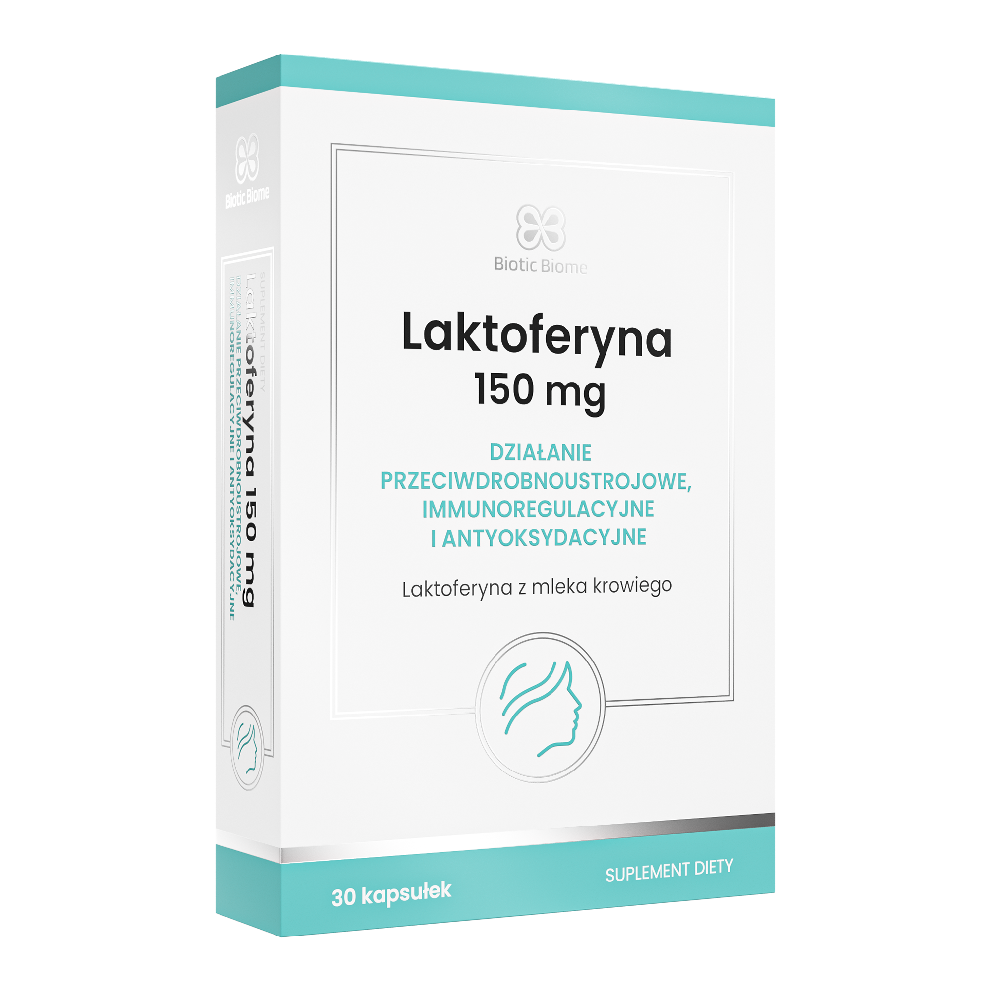 Biotic Biome Laktoferyna 150 mg, kapsułki, 30 sztuk