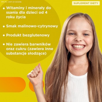 Centrum Junior witaminy dla dzieci 4+, tabletki do ssania, 30 sztuk