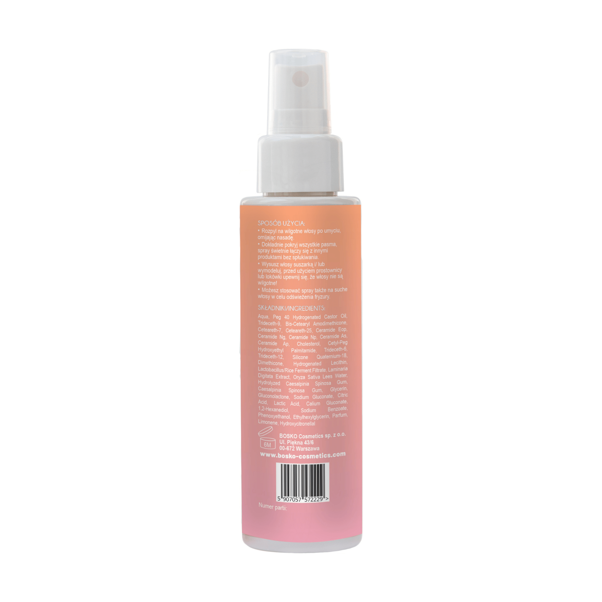 Bosko Termoochrona do włosów odżywcza, 100 ml