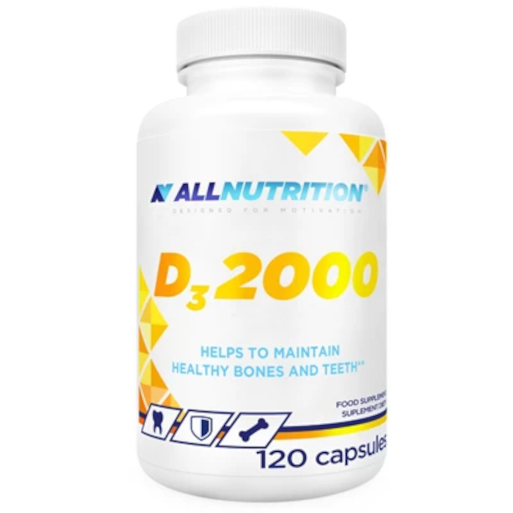 Allnutrition witamina D3 2000 IU, kapsułki, 120 sztuk zdjęcie