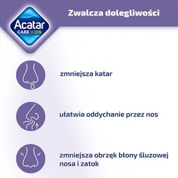 Acatar Care Kids aerozol do nosa 0,25 mg/ml 15 ml