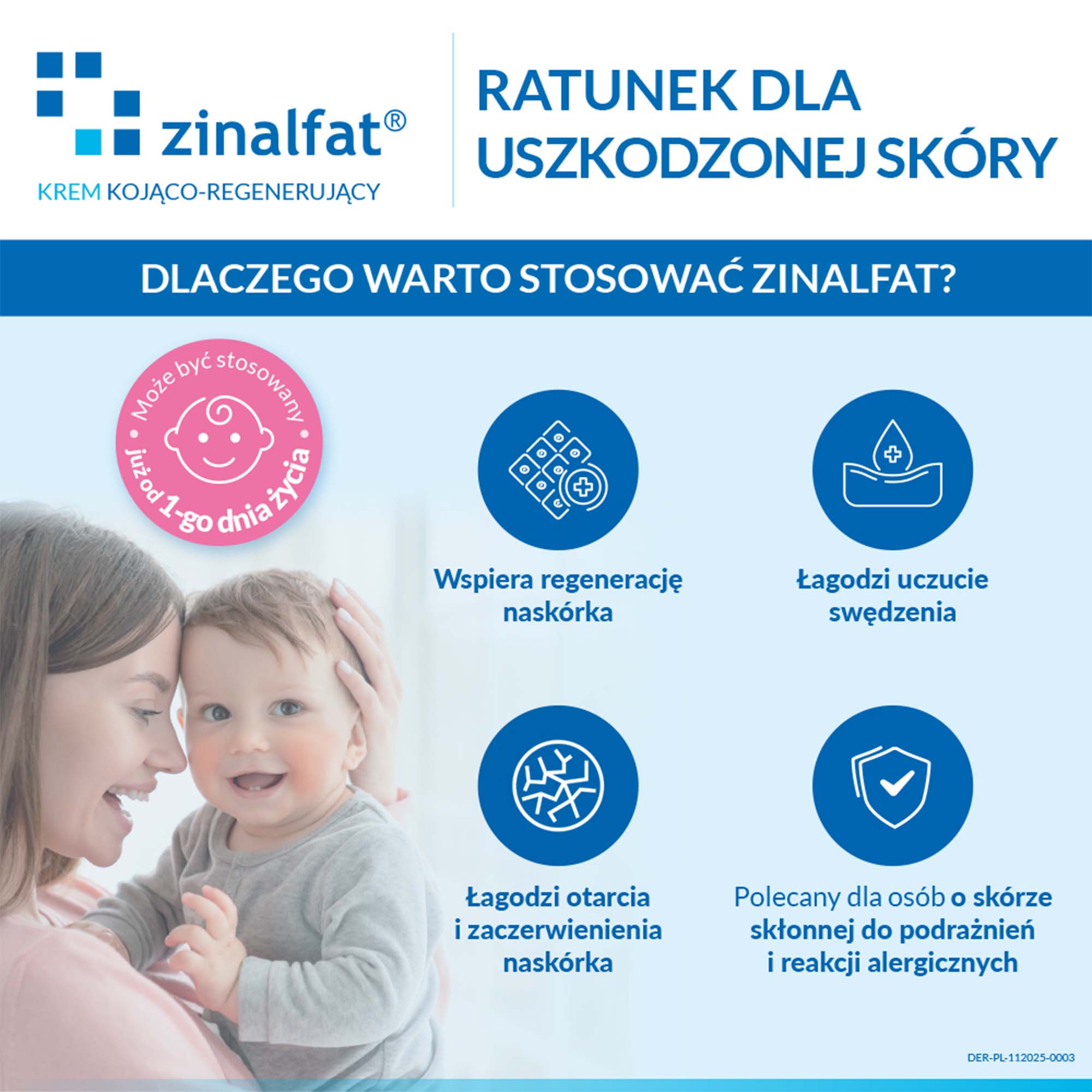 Zinalfat, krem kojąco-regenerujący, 50 ml