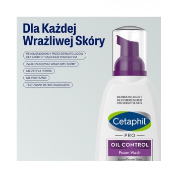 Cetaphil PRO Oil Control, pianka do mycia, 236 ml
