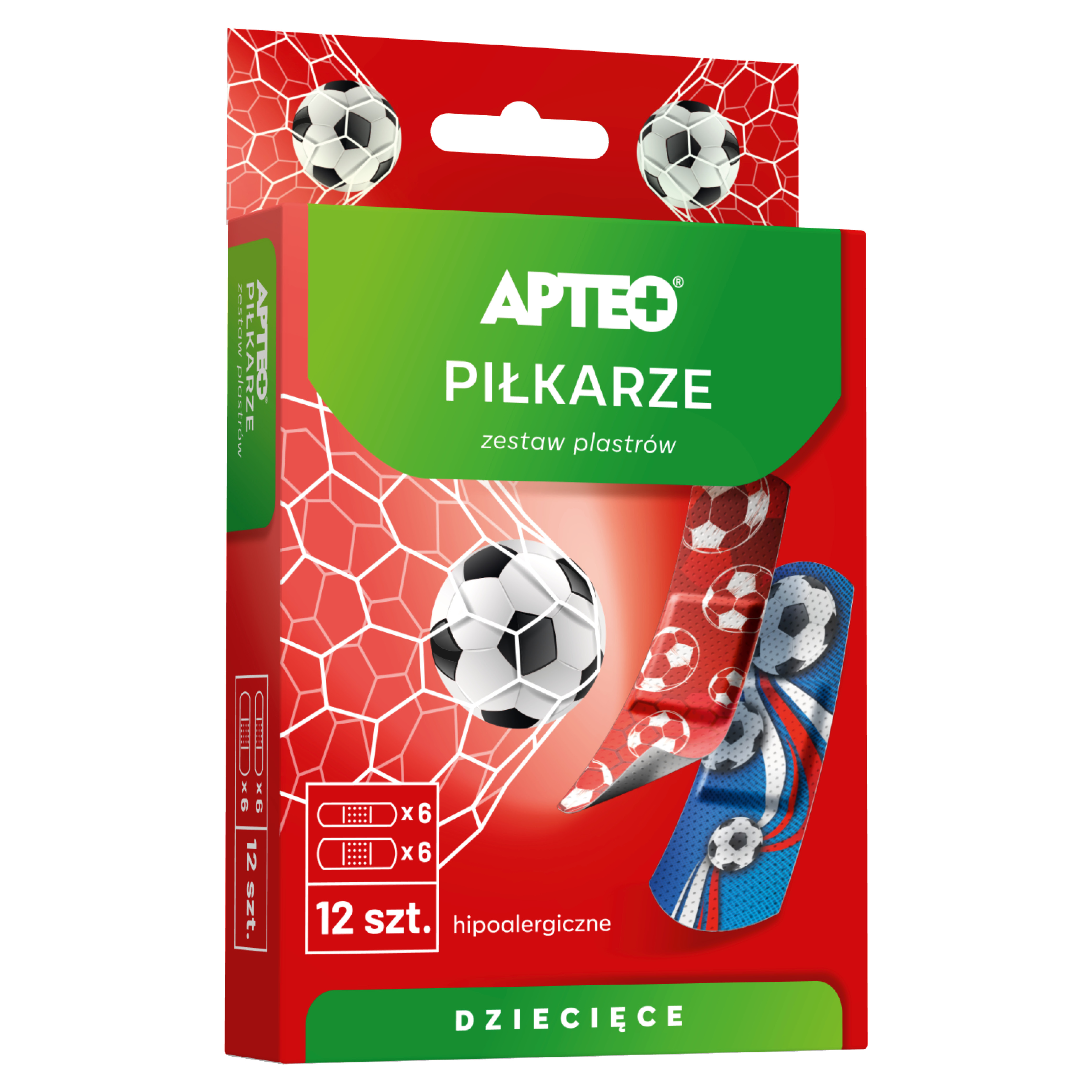Apteo plastry dla dzieci piłkarze 12 sztuk zdjęcie