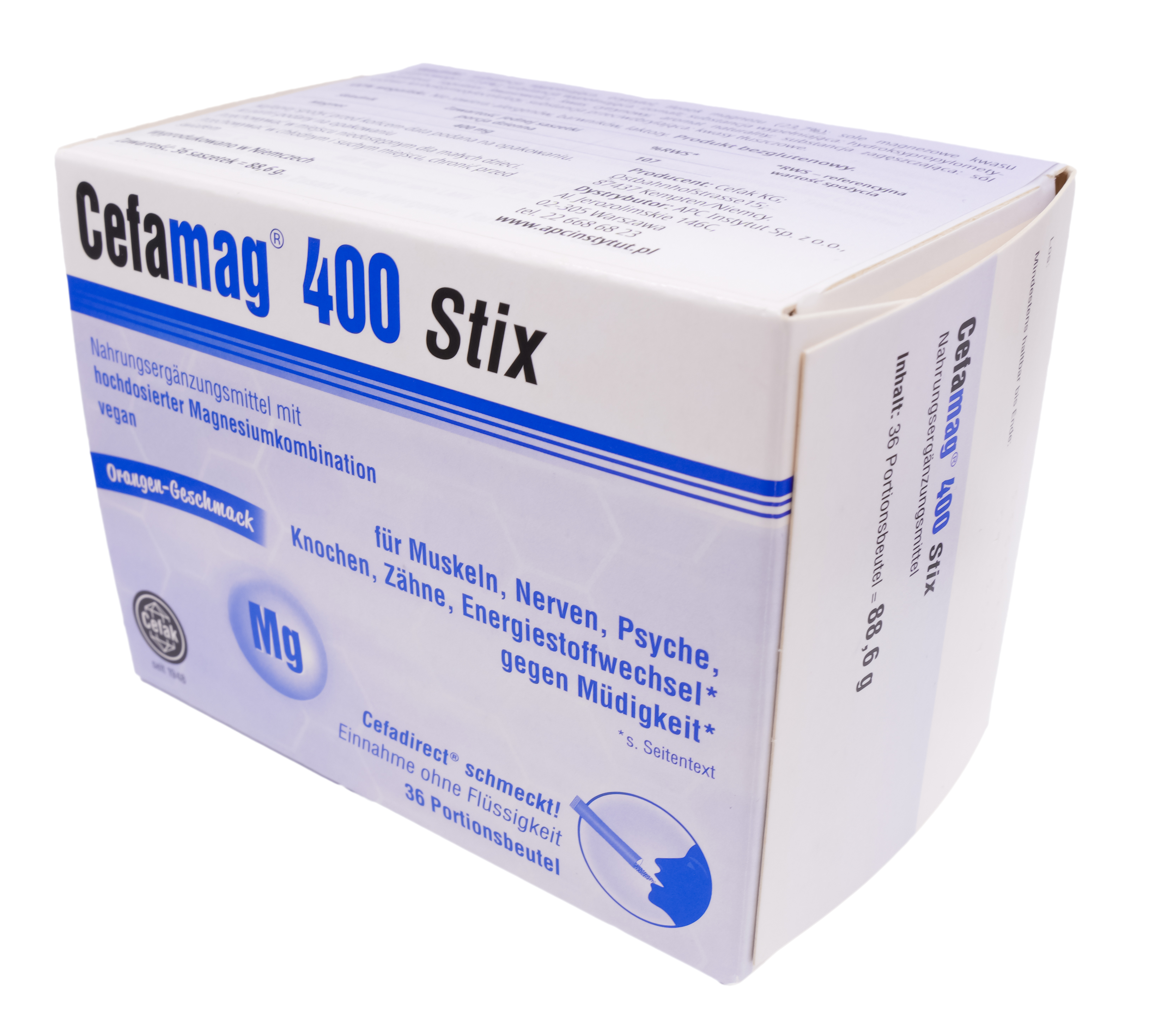 Cefamag 400 Stix, saszetka, 36 szt zdjęcie