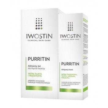 Iwostin Purritin Aktywny żel, 150 ml  
Iwostin Purritin Aktywny krem, 40 ml