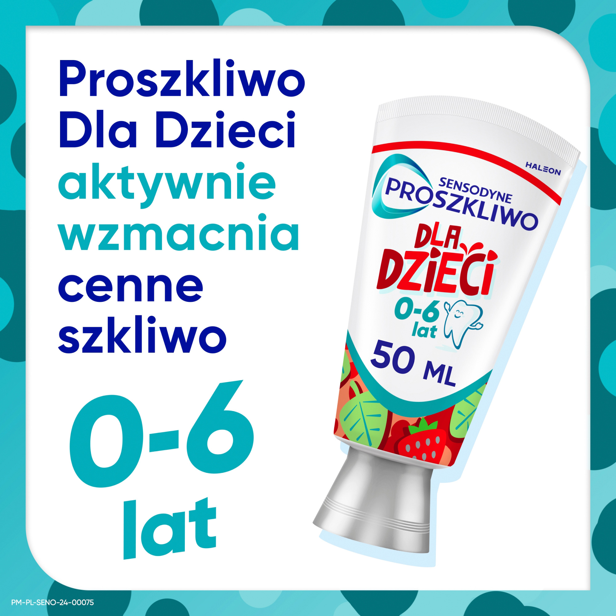 Sensodyne Proszkliwo dla dzieci 0-6 lat, 50 ml