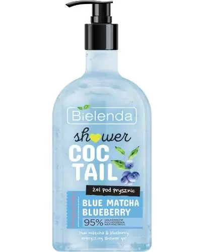 Bielenda Shower Coctail energetyzujący żel pod prysznic blue matcha + blueberry 400 ml zdjęcie