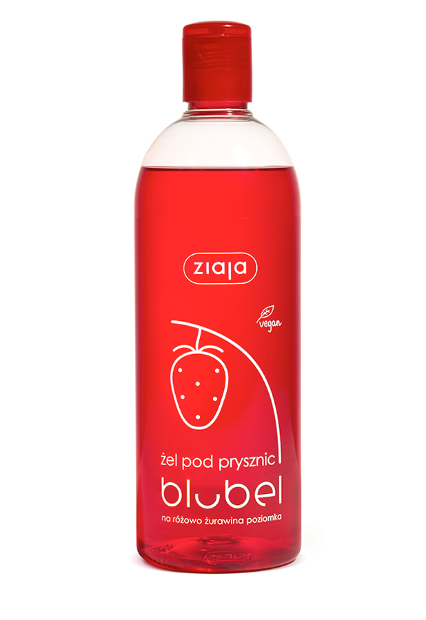 ZIAJA BLUBEL Mydło pod prysznic żurawina poziomka - 500 ml zdjęcie