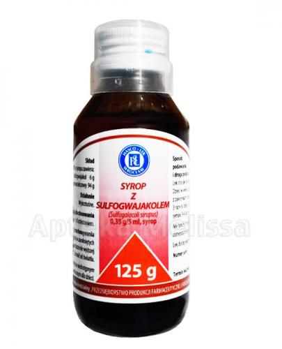 SYROP Z SULFOGWAJAKOLEM 0,39 g/5 ml - 125 g zdjęcie