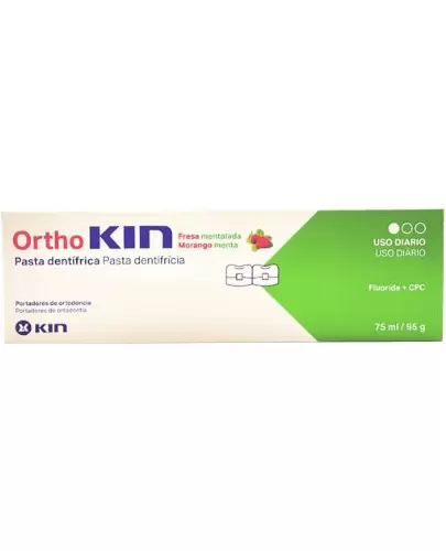 Kin OrthoKin pasta do zębów truskawkowo miętowa 75 ml zdjęcie