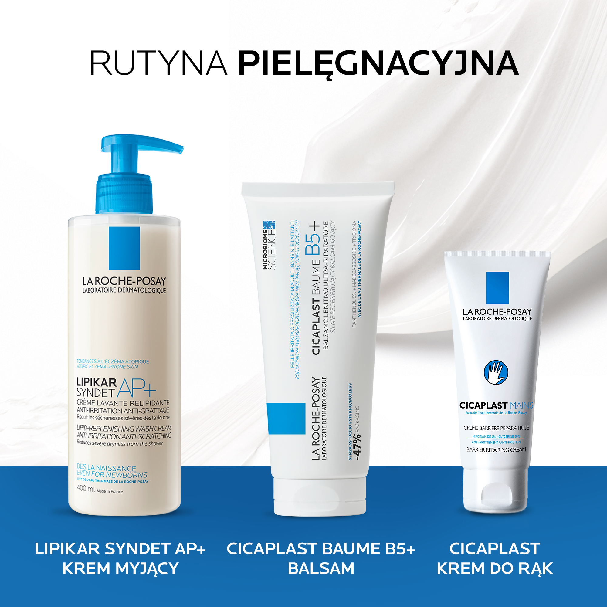 La Roche Posay Cicaplast Baume B5+, silnie regenerujący balsam kojący, 100 ml