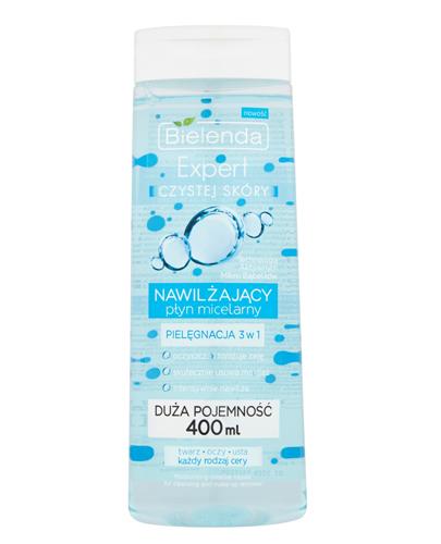 BIELENDA EXPERT CZYSTEJ SKÓRY Nawilżający płyn micelarny 3w1- 400 ml - cena, opinie, właściwości zdjęcie