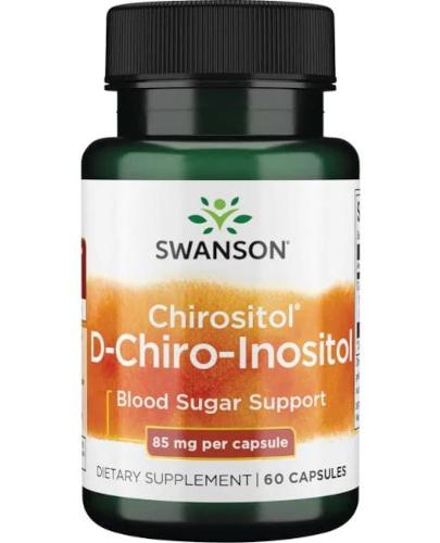 Swanson D-Chiro-Inozytol - 60 kaps. Na poprawę nastroju - cena, opinie, właściwości  zdjęcie