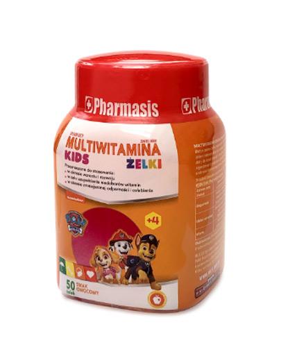 Pharmasis Multiwitamina Kids Żelki Psi Patrol  o smaku owocowym - 50 szt. - cena, opinie, stosowanie  zdjęcie