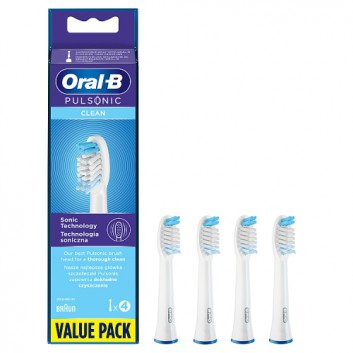 Oral - B Pulsonic Clean SR32 Końcówki do szczoteczki elektrycznej, 4 szt., cena, opinie, stosowanie