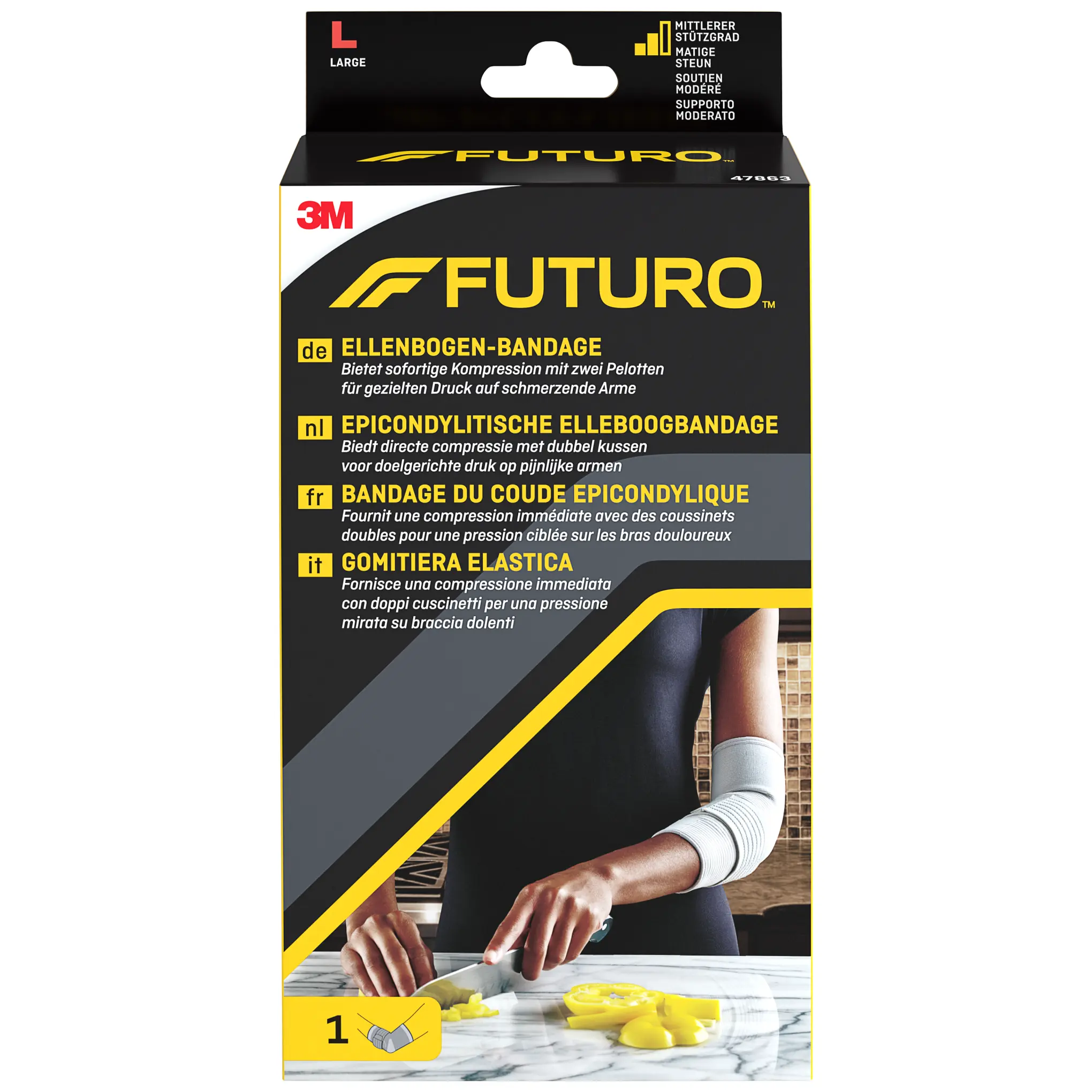 Futuro stabilizator stawu łokciowego z wkładką rozmiar L 1 sztuka zdjęcie