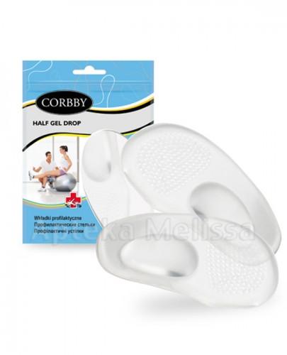 CORBBY HALF GEL DROP Żelowe półwkładki z pelotą metatarsalną - 2 szt. zdjęcie