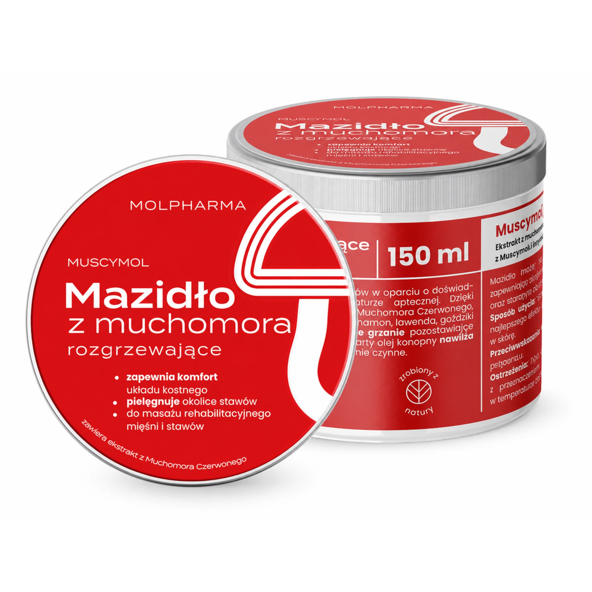 Mazidło rozgrzewające z ekstraktem z Muchomora Czerwonego 150ml zdjęcie