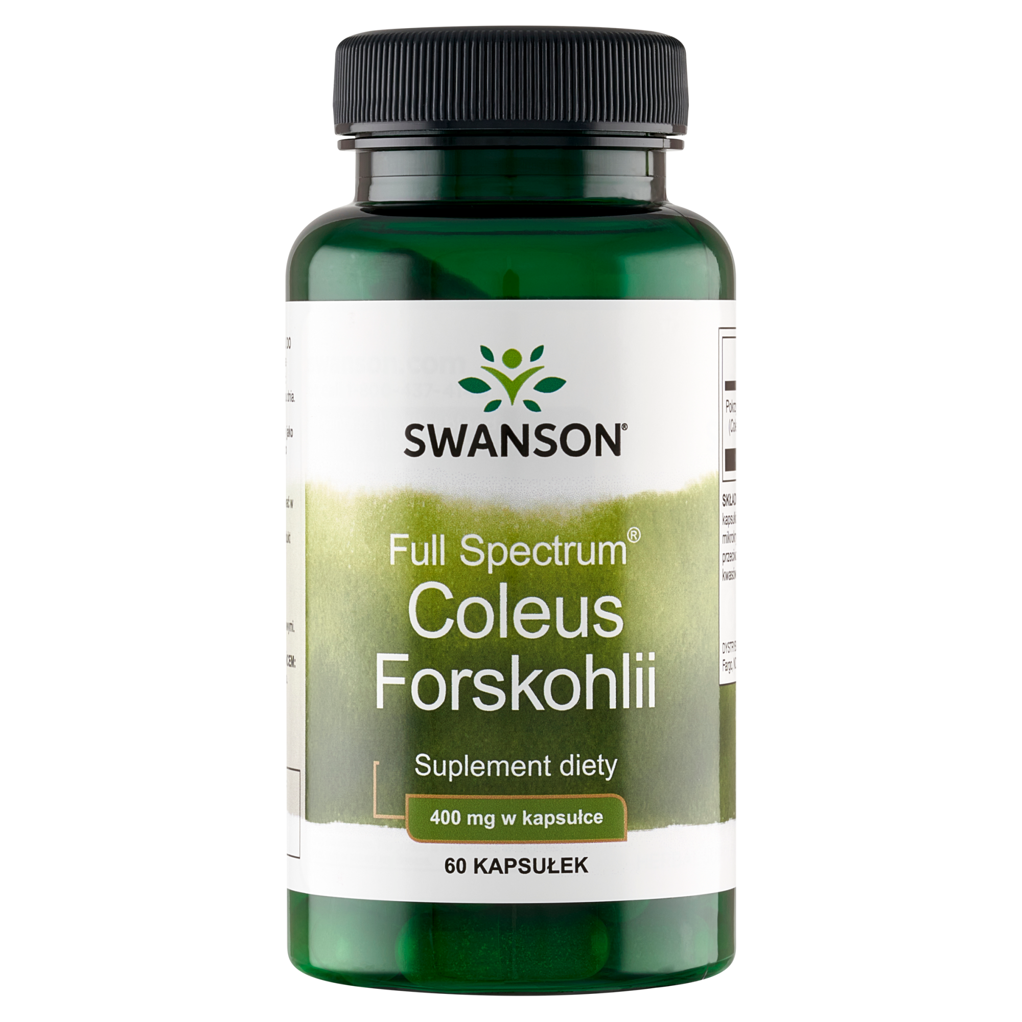 SWANSON Full Spectrum Coleus Forskohlii 400 mg - 60 kaps. zdjęcie