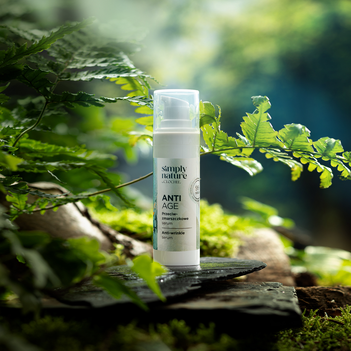 Clochee Simply Nature Przeciwzmarszczkowe serum, 30 ml
