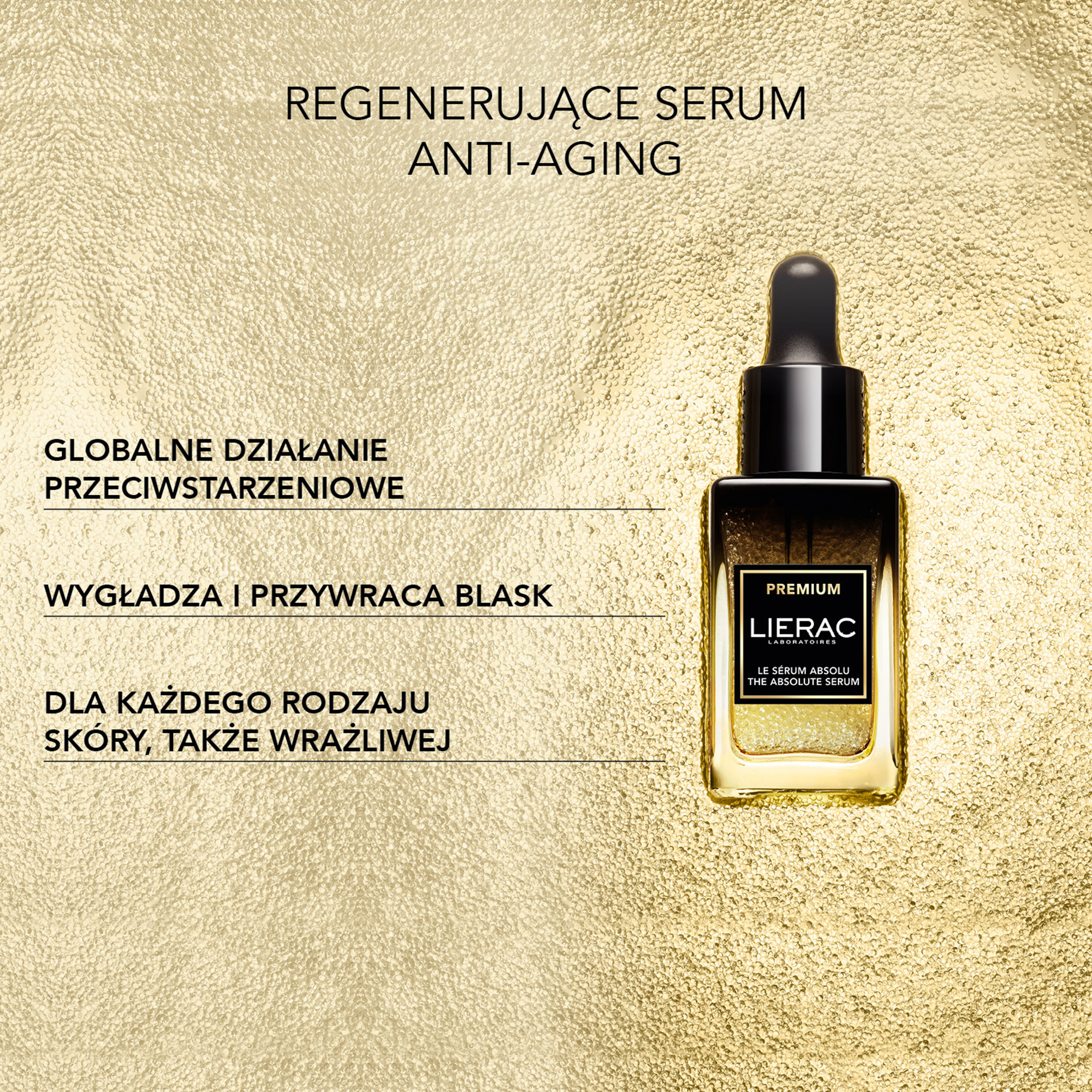 Lierac Premium Serum przeciwzmarszczkowe regenerujące dla każdego rodzaju skóry, 30 ml