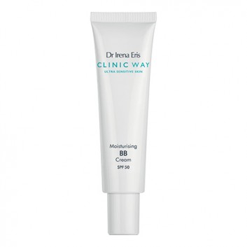 Dr Irena Eris Clinic Way Nawilżający Krem BB SPF 50, Light Beige, 30 ml