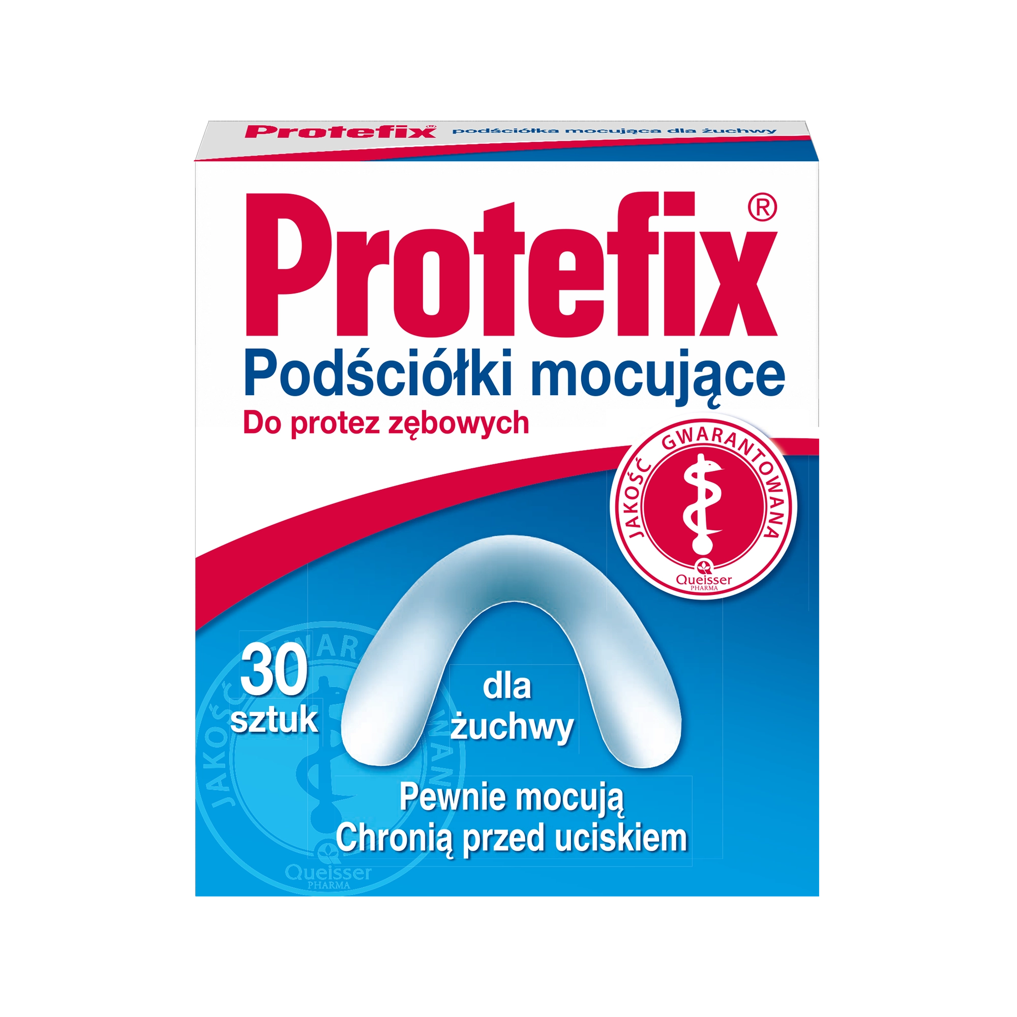 PROTEFIX Podściółki mocujące do protez zębowych, dla żuchwy, 30 sztuk zdjęcie
