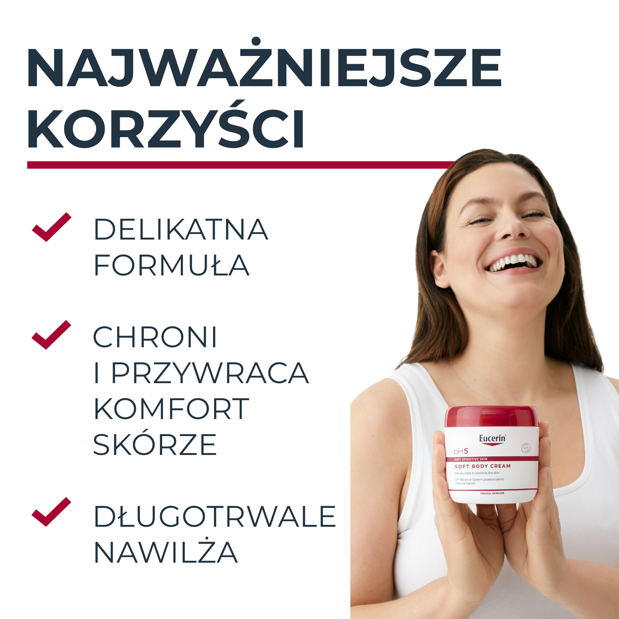 Eucerin pH5 Krem do ciała, 450 ml
