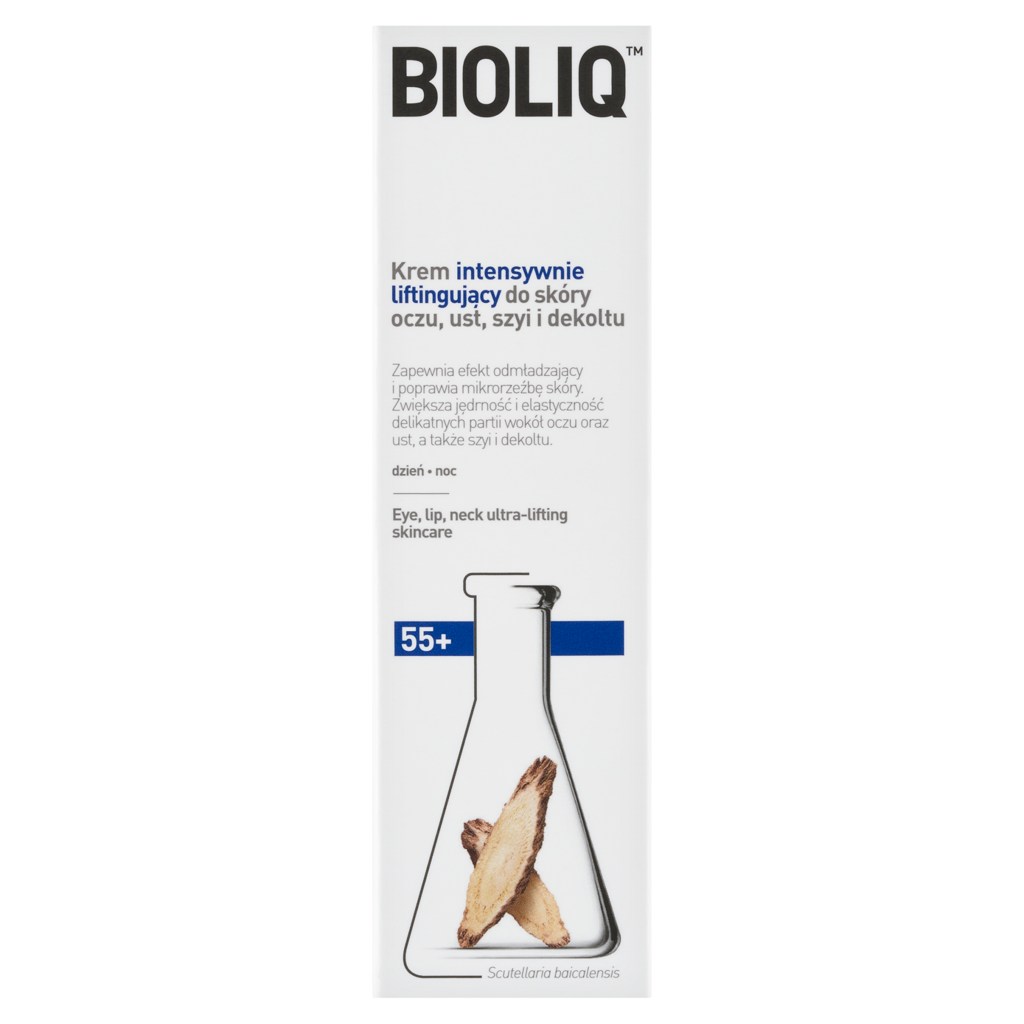 BIOLIQ 55+ Krem intensywnie liftingujący do skóry oczu, ust, szyi i dekoltu - 30 ml zdjęcie