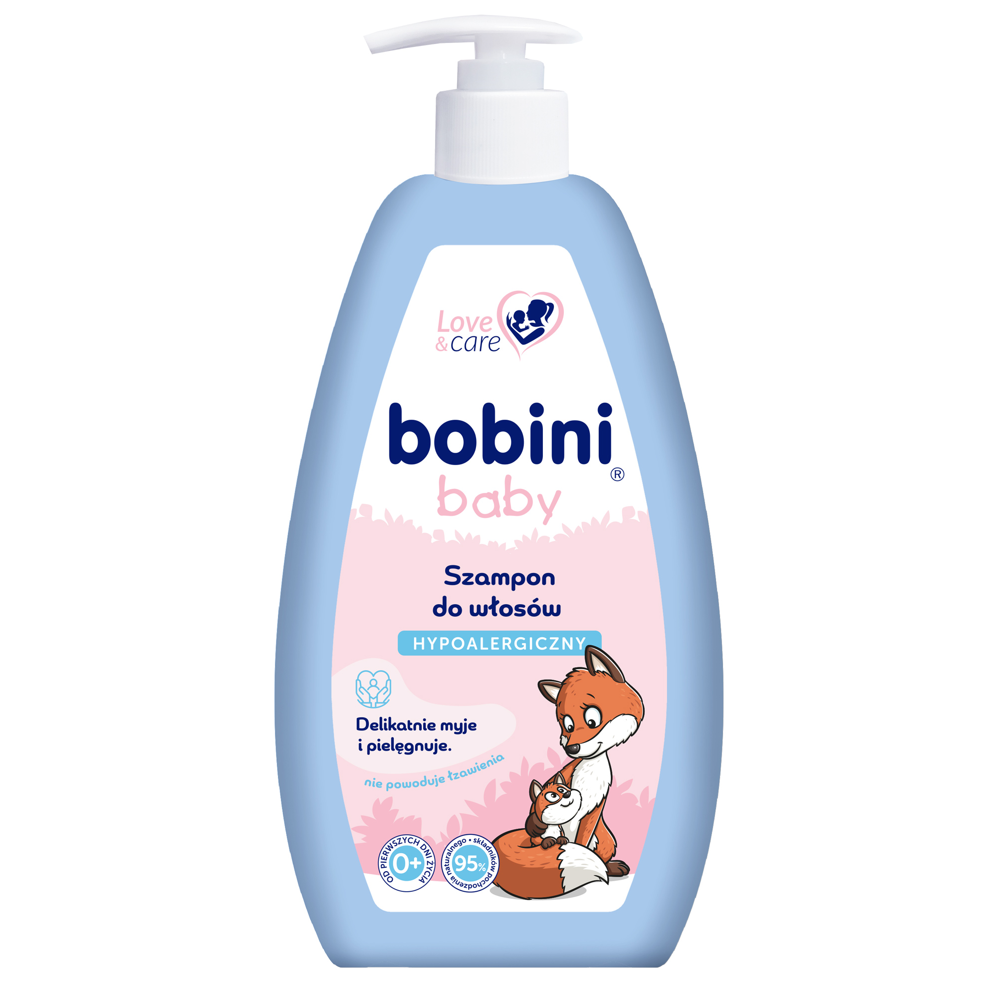 Bobini Baby hypoalergiczny szampon do włosów, 500 ml zdjęcie
