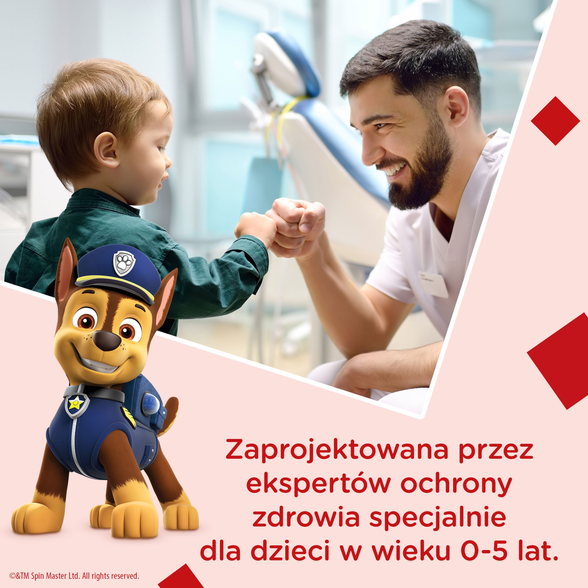 Aquafresh Little Teeth Psi Patrol pasta do zębów dla dzieci w wieku 3-5 lat 50 ml