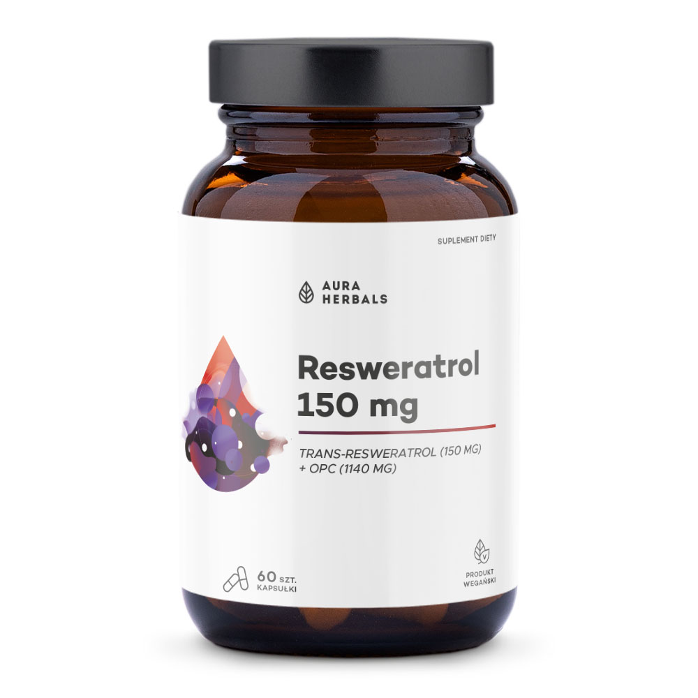 Resweratrol 150 mg, kapsułki, 60 sztuk zdjęcie