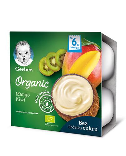 Gerber Organic Deserek 100% wegański z musem kokosowym mango, kiwi dla niemowląt po 6. miesiącu - 360 g zdjęcie