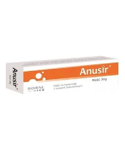 Anusir, Maść kojąco-nawilżająca do pielęgnacji skóry okolic odbytu, 30 g zdjęcie