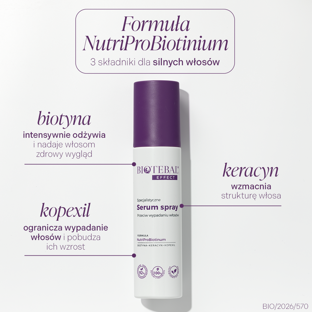 Biotebal Effect specjalistyczne serum przeciw wypadaniu włosów 130 ml