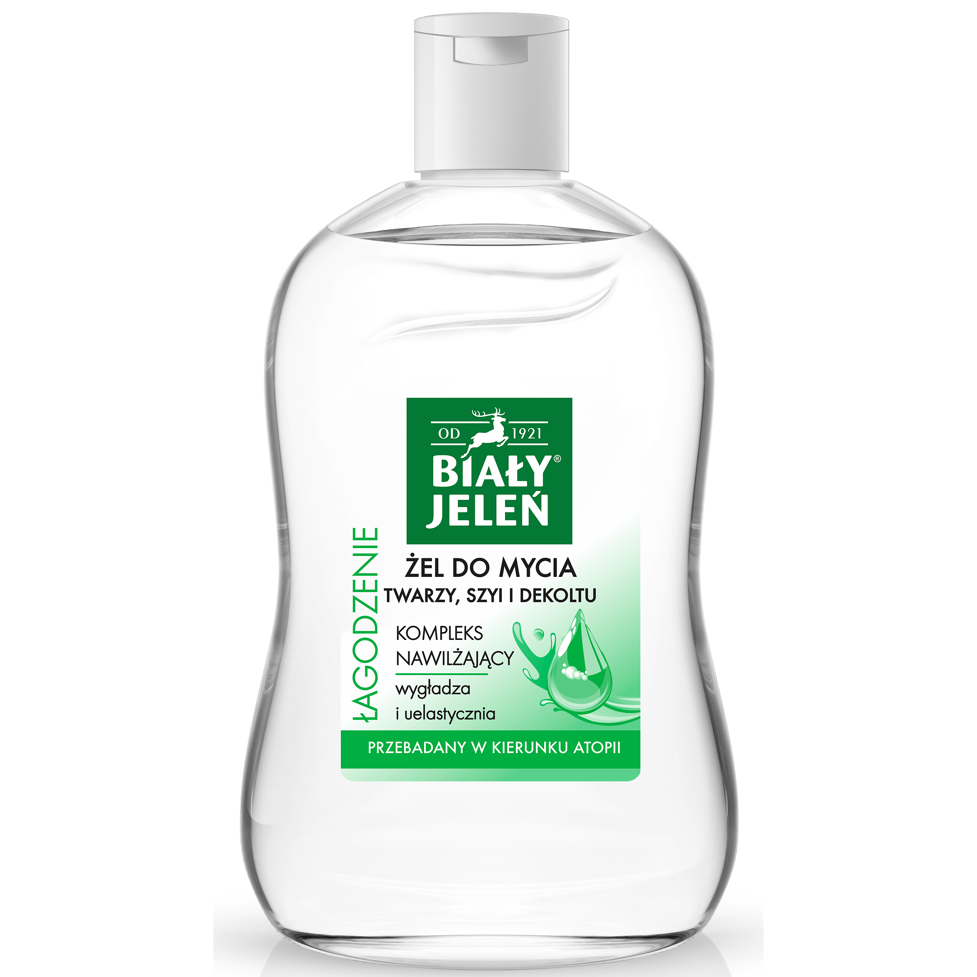 Biały Jeleń, żel do mycia twarzy łagodzenie, 500 ml