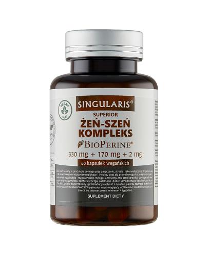 Singularis Superior Żeń-Szeń Kompleks, 60 kaps., cena, wskazania, opinie zdjęcie