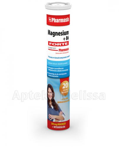 PHARMASIS Magnesium + B6 Forte - 20 tabl. musujących zdjęcie
