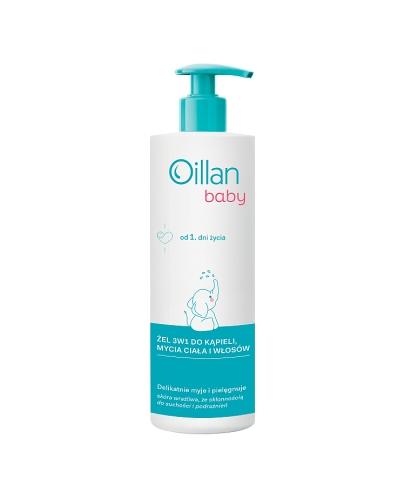 Oillan Baby Żel 3w1 do kąpieli, mycia ciała i włosów, 400 ml zdjęcie