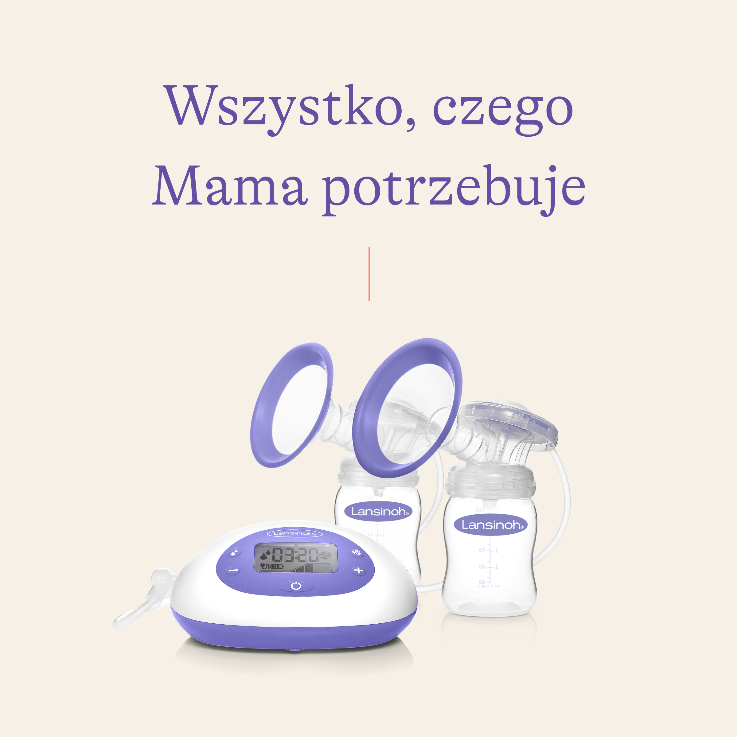 Lansinoh laktator elektryczny na dwie piersi 2w1 1 sztuka