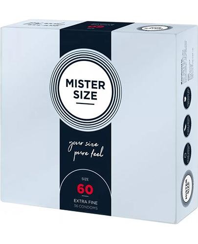 Mister Size Prezerwatywy 60 mm, 36 szt., cena, wskazania, stosowanie zdjęcie