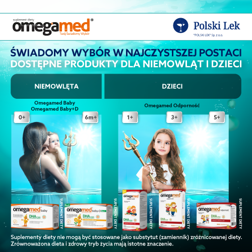 Omegamed Baby DHA, od urodzenia, kapsułki twist-off, 30 sztuk