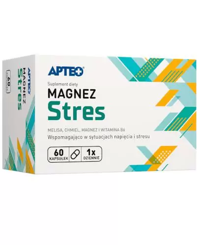 Apteo Magnez Stres 60 kapsułek  zdjęcie