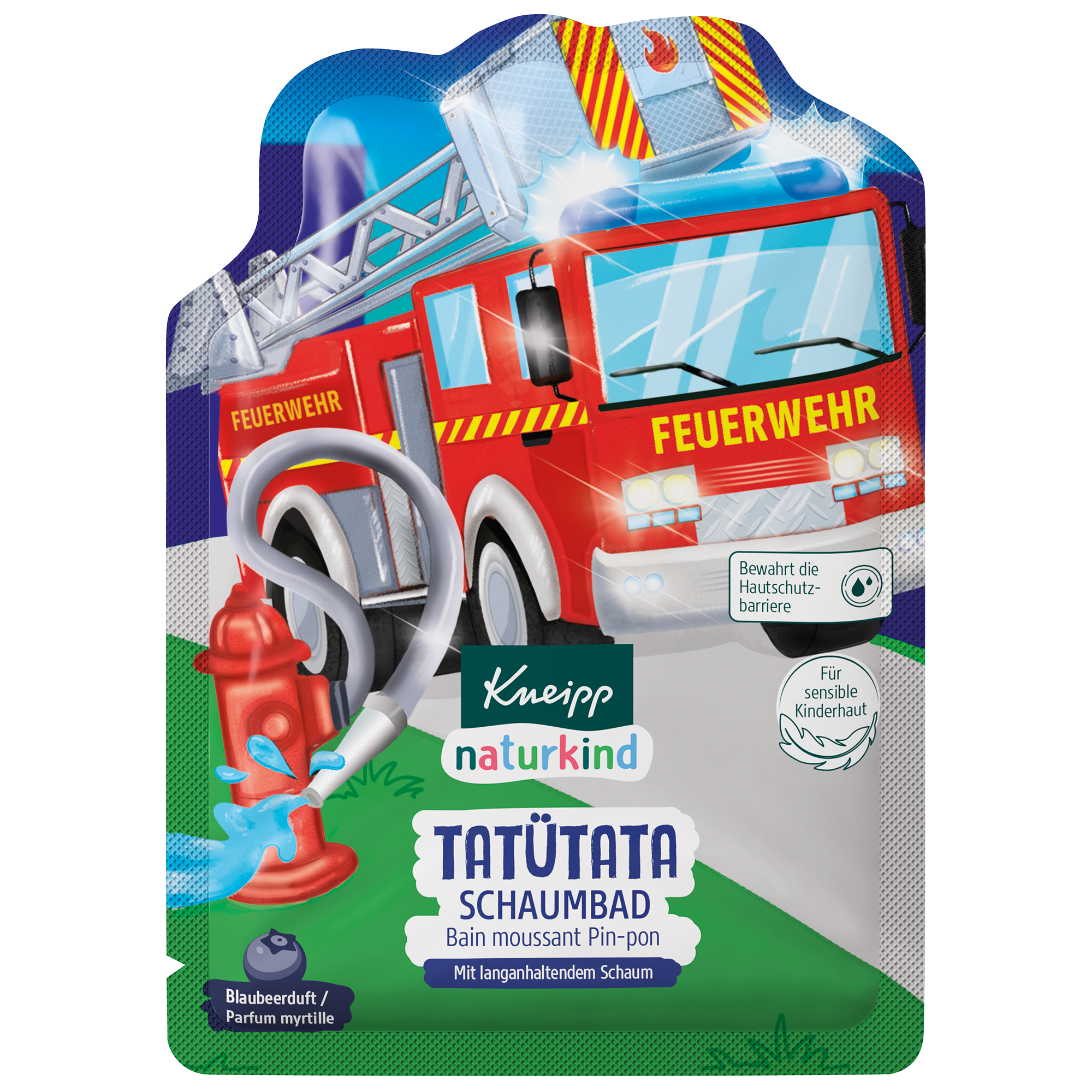 Kneipp naturkind Płyn do kąpieli z bąbelkami Ijo-Ijo o zapachu borówki, 40 ml